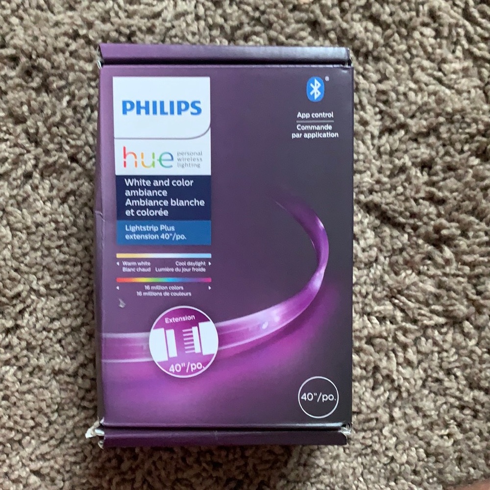 Phillips hue LED light extension strip